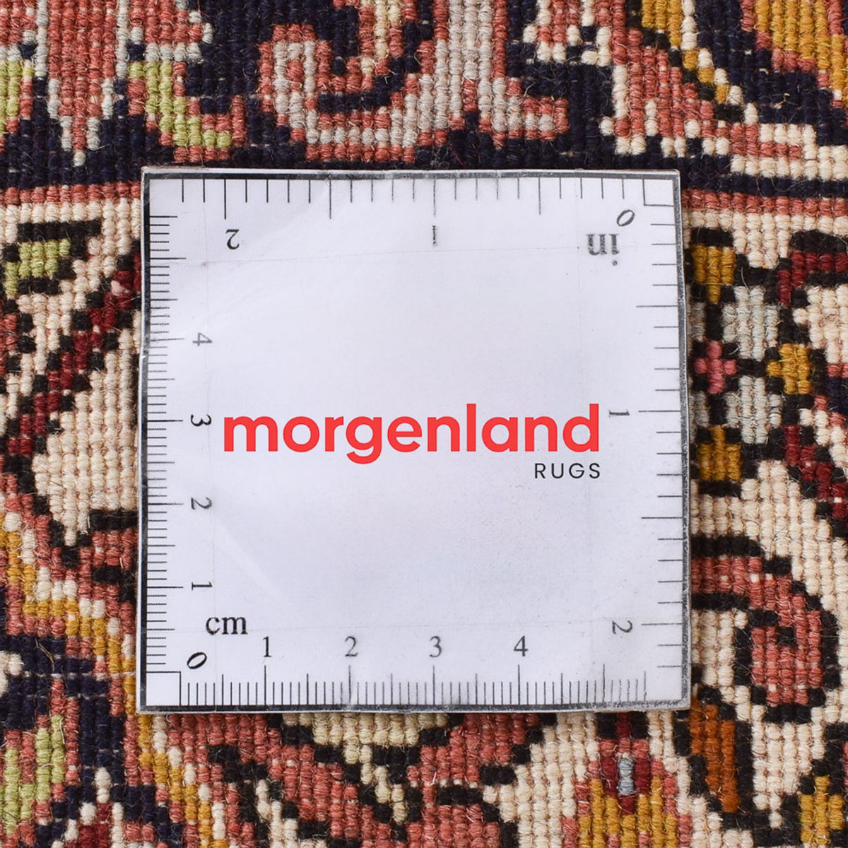 Alfombra de pasillo Alfombra persa - Bidjar - 400 x 202 cm - marrón claro