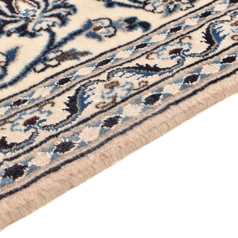 Alfombra de pasillo Alfombra Persa - Nain - Real - 192 x 61 cm - crema