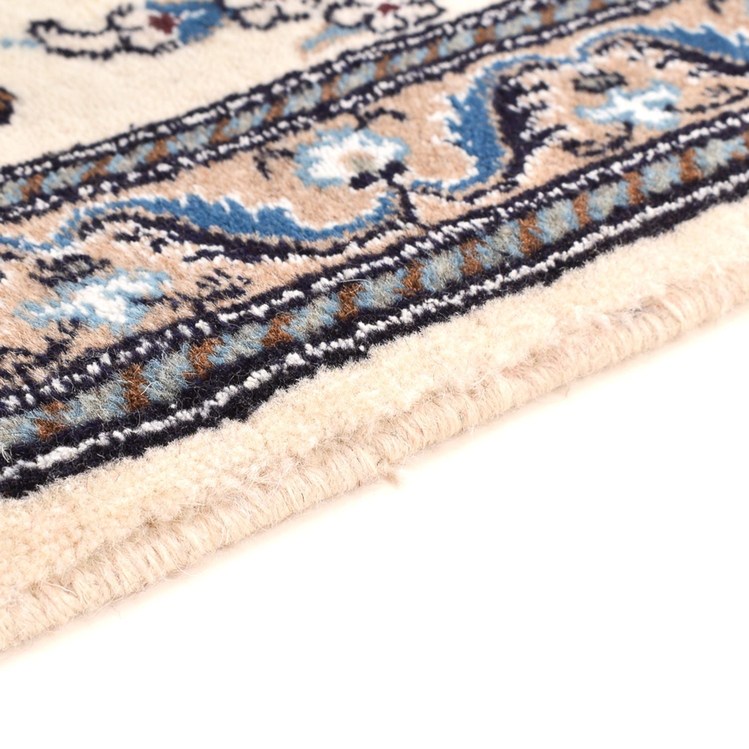 Alfombra de pasillo Alfombra Persa - Nain - Real - 185 x 61 cm - crema