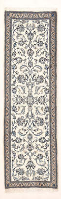 Alfombra de pasillo Alfombra Persa - Nain - Real - 190 x 60 cm - crema
