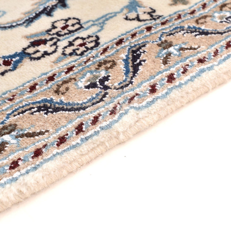 Alfombra de pasillo Alfombra Persa - Nain - Real - 198 x 59 cm - crema