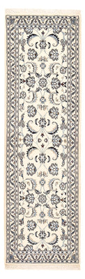 Alfombra de pasillo Alfombra Persa - Nain - Real - 192 x 58 cm - crema