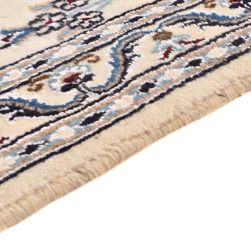 Alfombra de pasillo Alfombra Persa - Nain - Real - 192 x 58 cm - crema