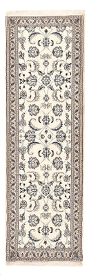 Alfombra de pasillo Alfombra Persa - Nain - Real - 193 x 62 cm - crema