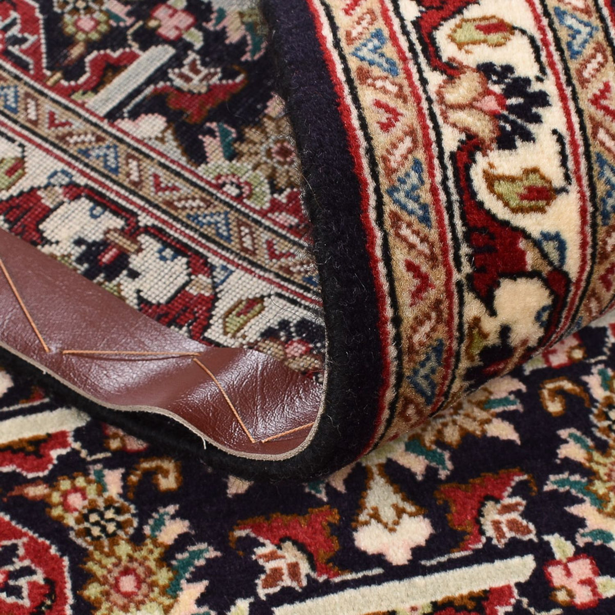 Alfombra de pasillo Alfombra Persa - Tabriz - Real - 197 x 61 cm - beige