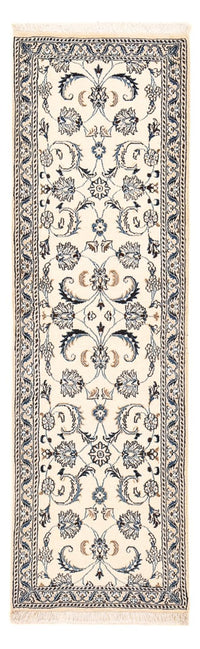 Alfombra de pasillo Alfombra Persa - Nain - Real - 190 x 59 cm - crema