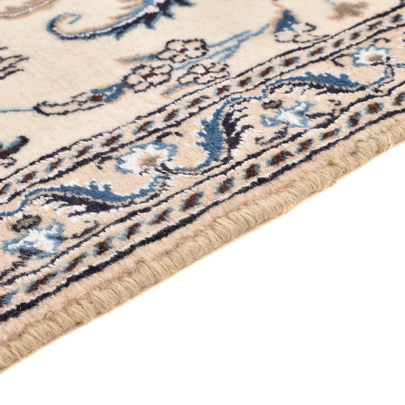 Alfombra de pasillo Alfombra Persa - Nain - Real - 190 x 59 cm - crema