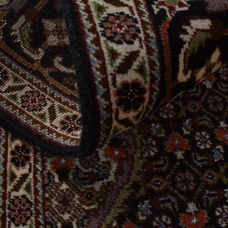 Alfombra Persa - Tabriz - Real - 205 x 153 cm - marrón oscuro