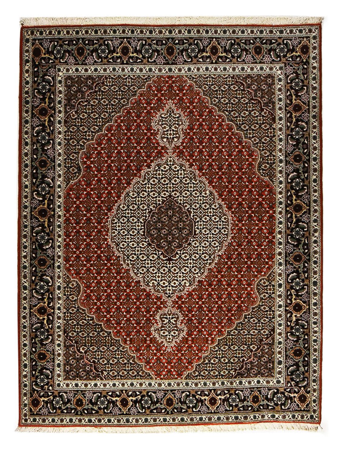 Alfombra Persa - Tabriz - Real - 205 x 153 cm - rojo