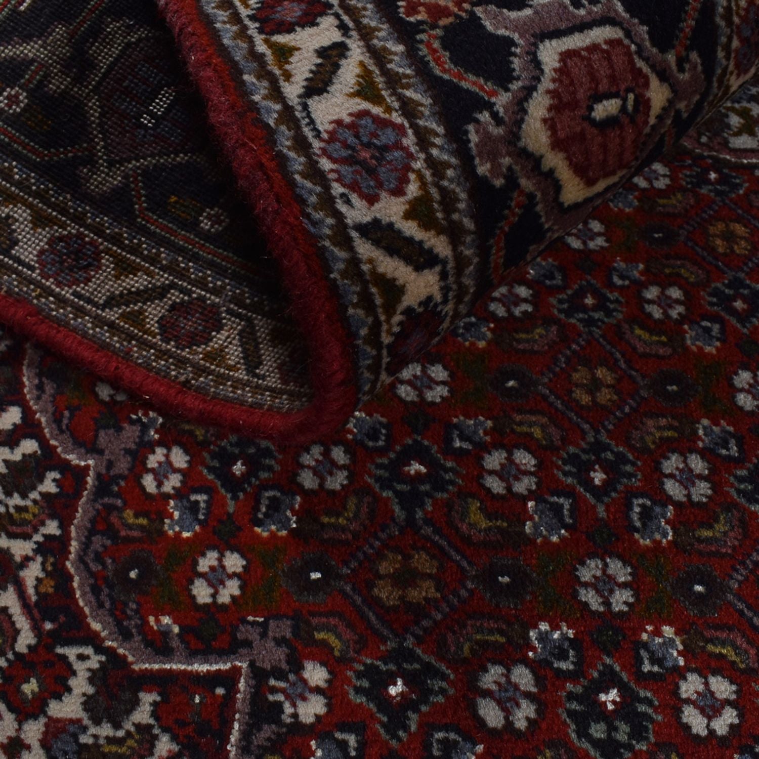 Alfombra Persa - Tabriz - Real - 200 x 150 cm - rojo oscuro