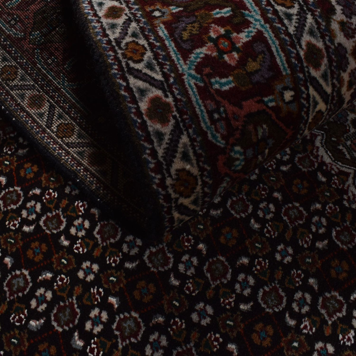 Alfombra Persa - Tabriz - Real - 207 x 154 cm - antracita