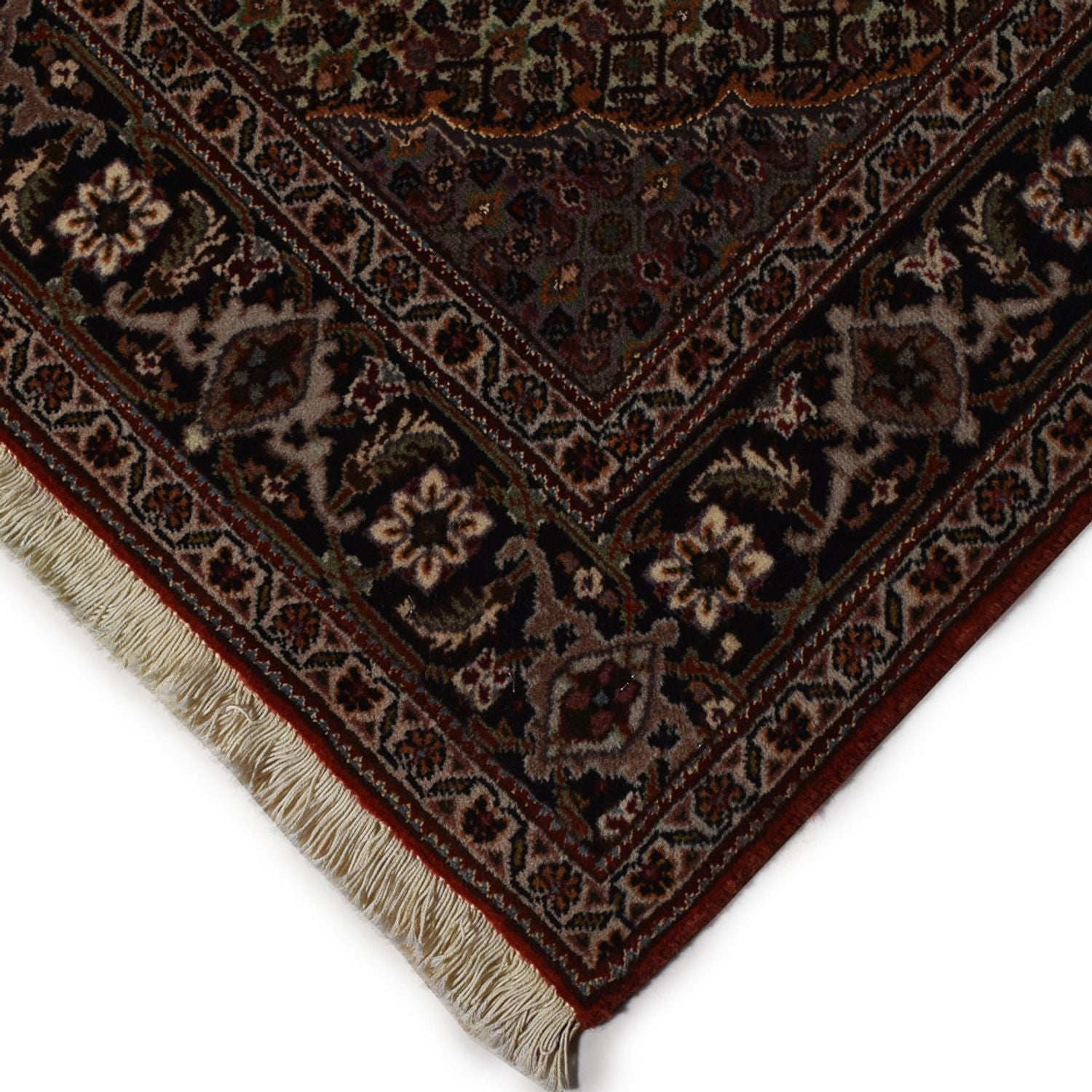 Alfombra Persa - Tabriz - Real - 204 x 150 cm - rojo oscuro