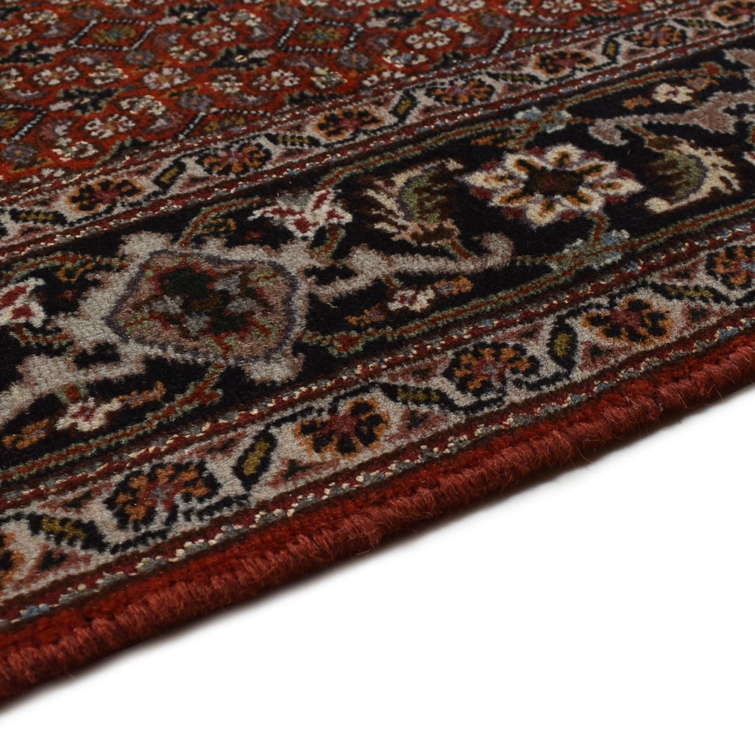 Alfombra Persa - Tabriz - Real - 204 x 150 cm - rojo oscuro