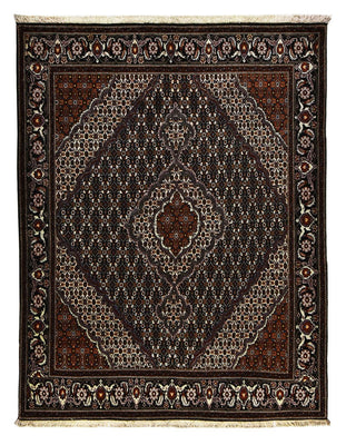 Alfombra Persa - Tabriz - Real - 206 x 158 cm - antracita