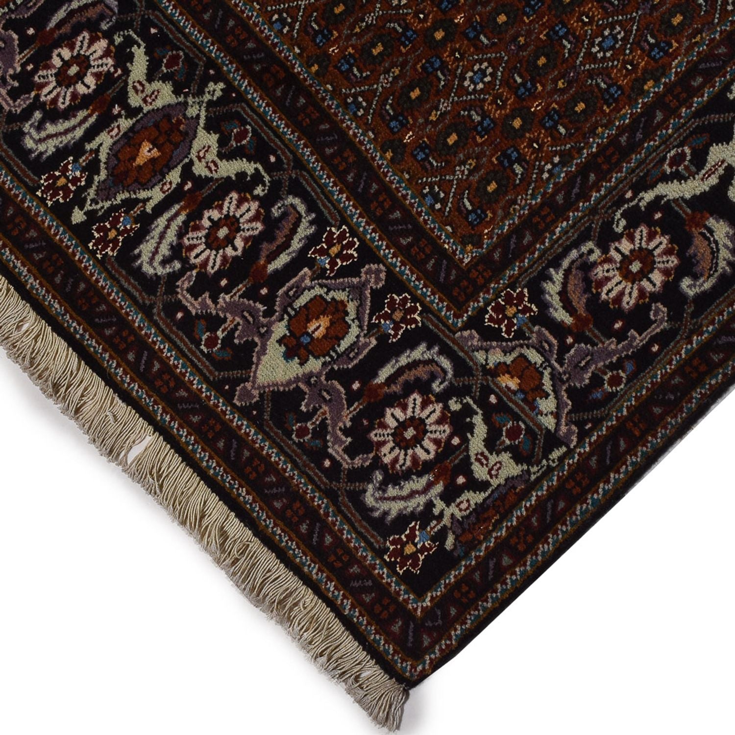 Alfombra Persa - Tabriz - Real - 206 x 158 cm - antracita