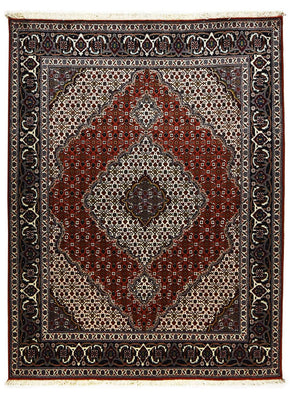 Alfombra Persa - Tabriz - Real - 200 x 154 cm - rojo