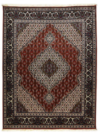 Alfombra Persa - Tabriz - Real - 200 x 154 cm - rojo