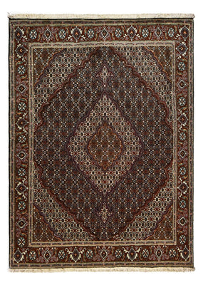Alfombra Persa - Tabriz - Real - 204 x 150 cm - antracita