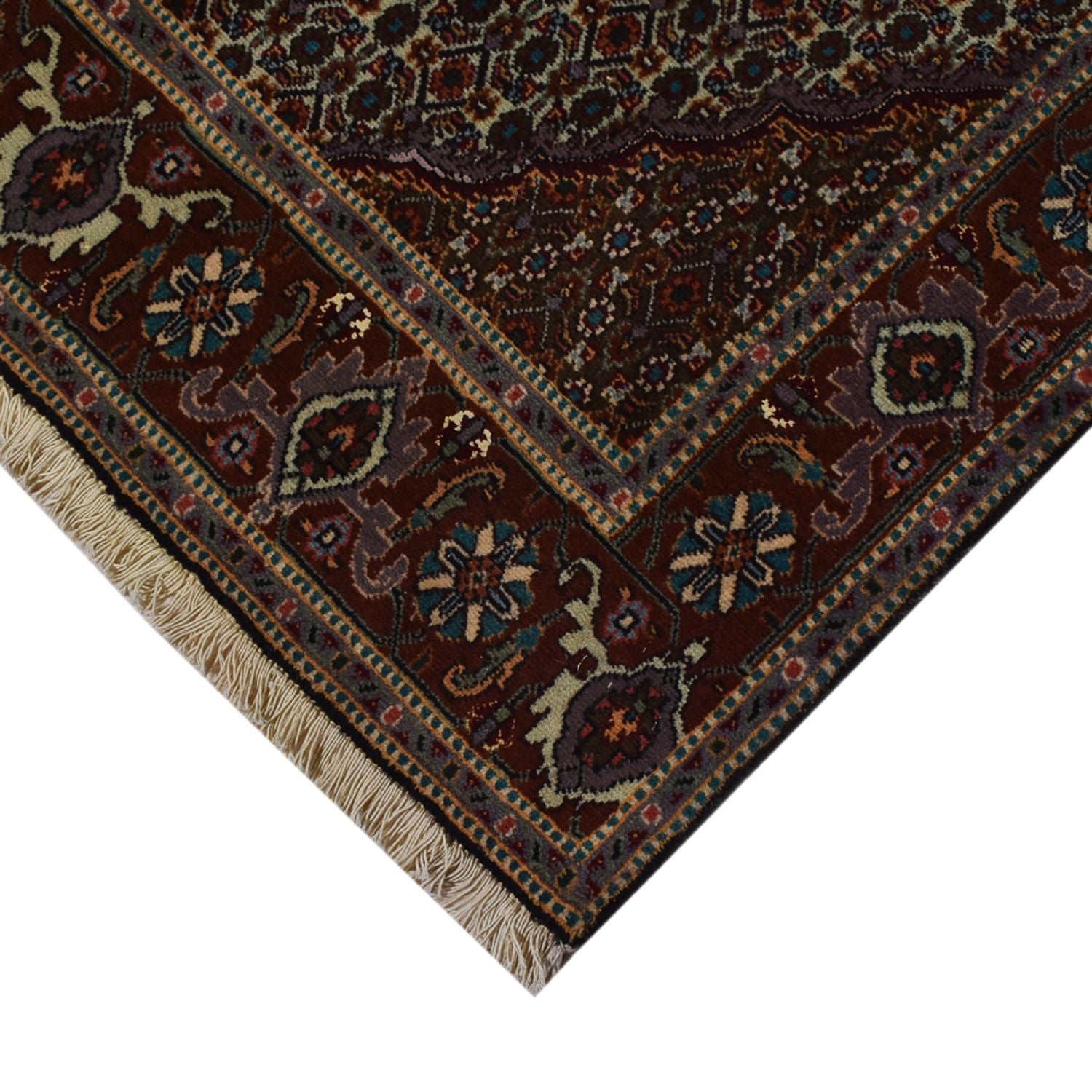 Alfombra Persa - Tabriz - Real - 204 x 150 cm - antracita