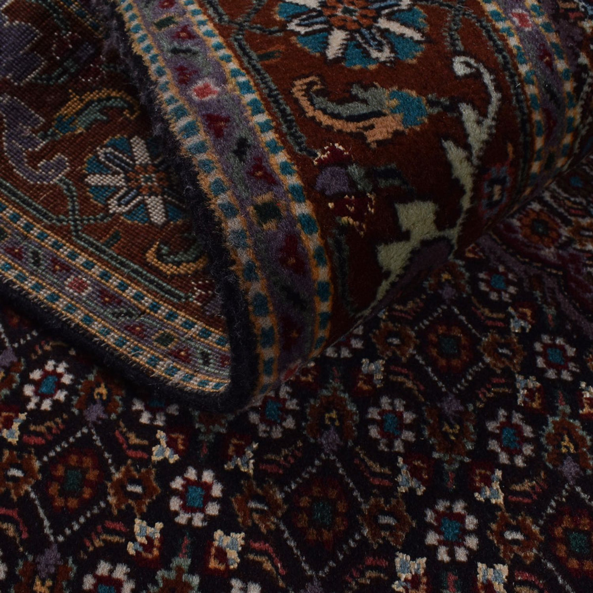 Alfombra Persa - Tabriz - Real - 204 x 150 cm - antracita