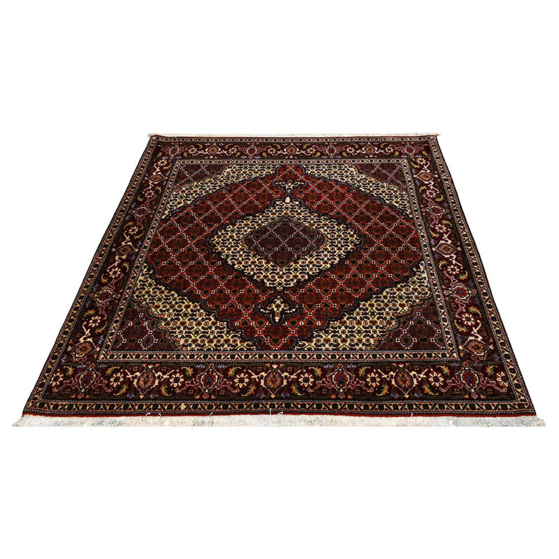 Alfombra Persa - Tabriz - Real - 200 x 155 cm - rojo oscuro