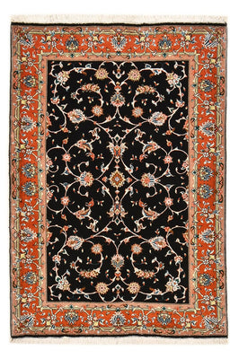 Alfombra Persa - Tabriz - Real - 150 x 102 cm - azul oscuro
