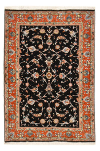 Alfombra Persa - Tabriz - Real - 150 x 102 cm - azul oscuro