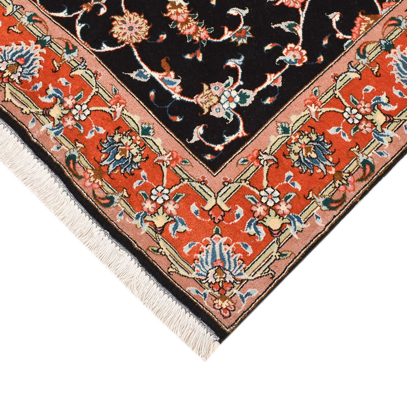 Alfombra Persa - Tabriz - Real - 150 x 102 cm - azul oscuro