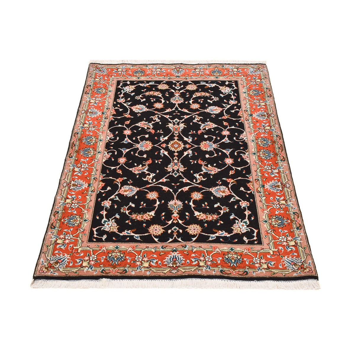 Alfombra Persa - Tabriz - Real - 150 x 102 cm - azul oscuro