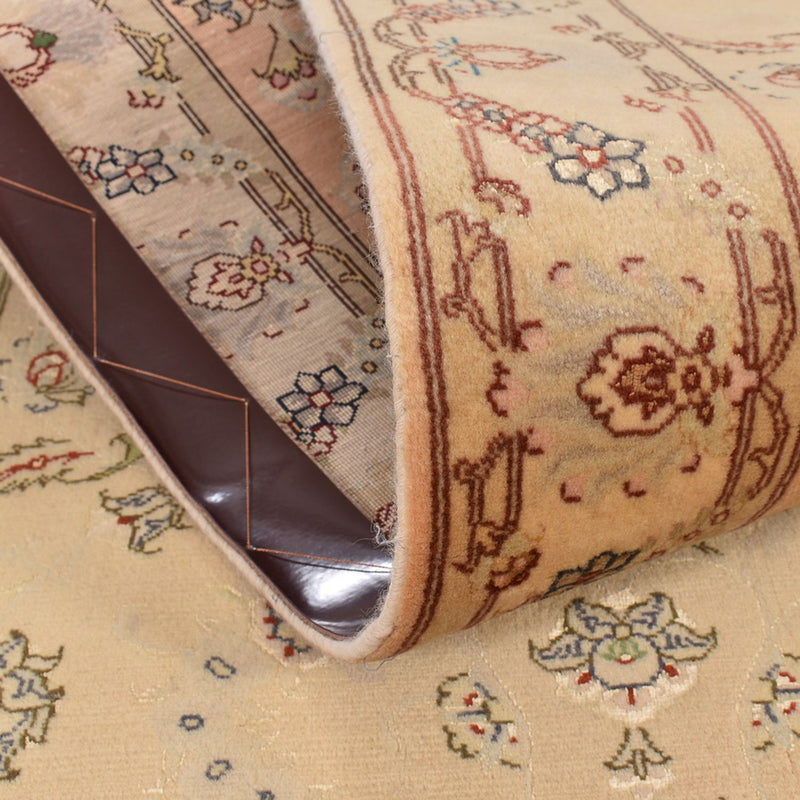Alfombra de pasillo Alfombra Persa - Tabriz - Real - 378 x 78 cm - beige