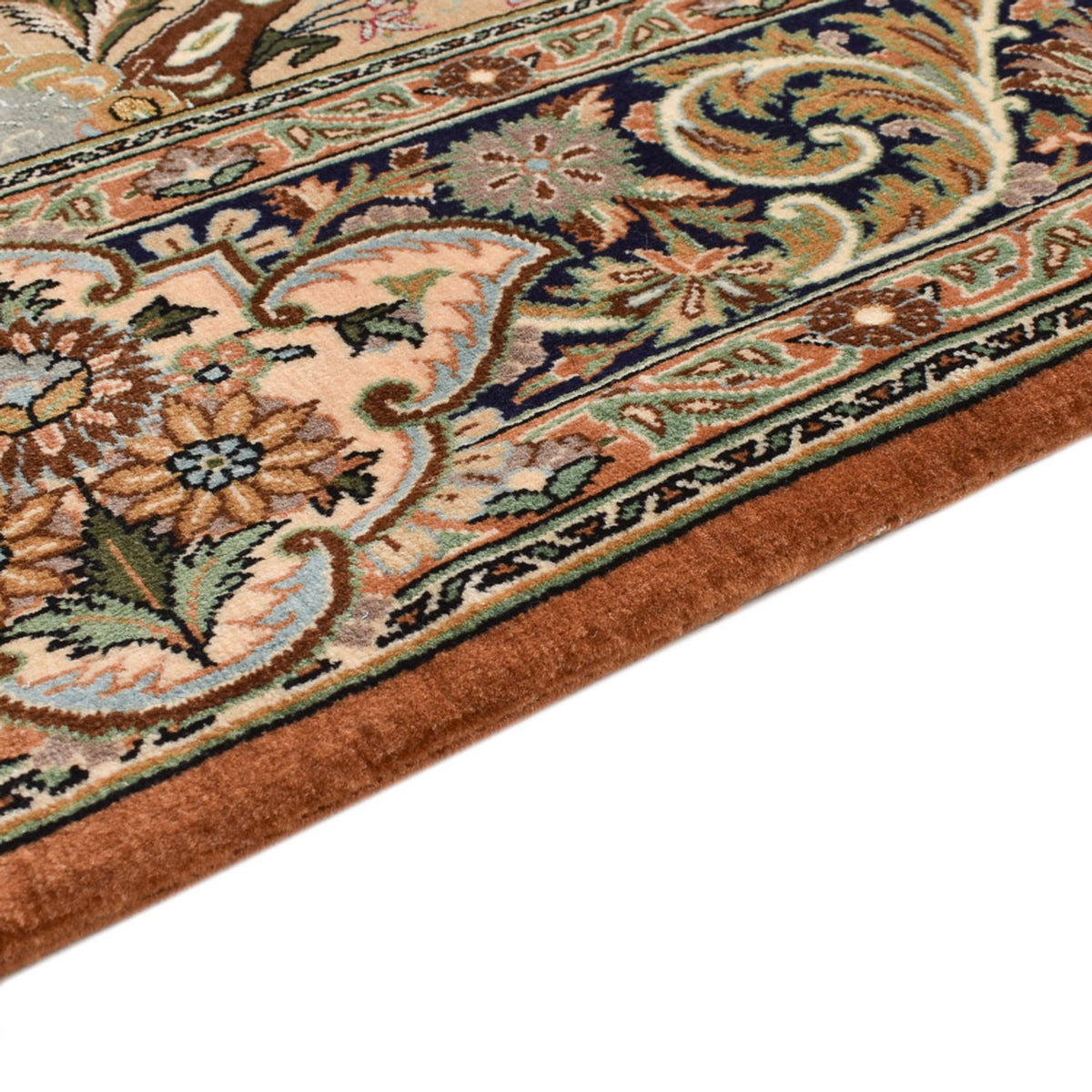 Alfombra Persa - Ghom - Royal - 220 x 138 cm - multicolor