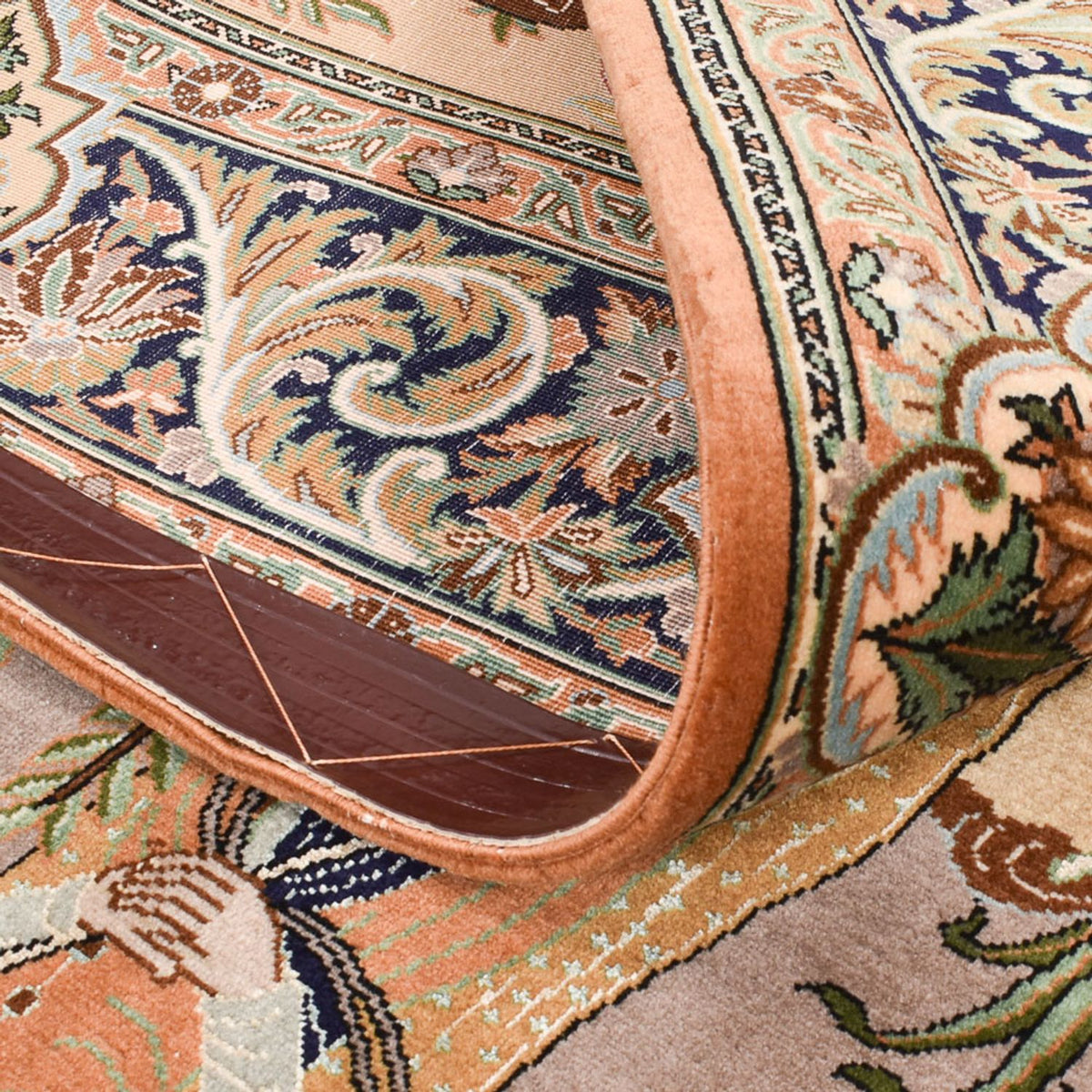 Alfombra Persa - Ghom - Royal - 220 x 138 cm - multicolor