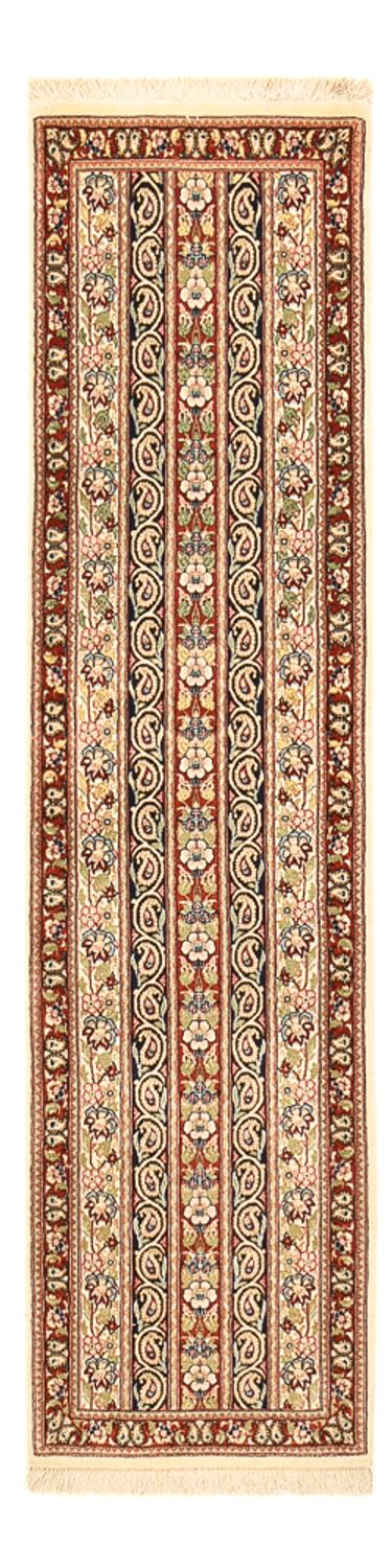 Alfombra de pasillo Alfombra Persa - Ghom - Royal - 198 x 52 cm - beige
