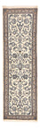 Alfombra de pasillo Alfombra Persa - Nain - Real - 195 x 60 cm - crema
