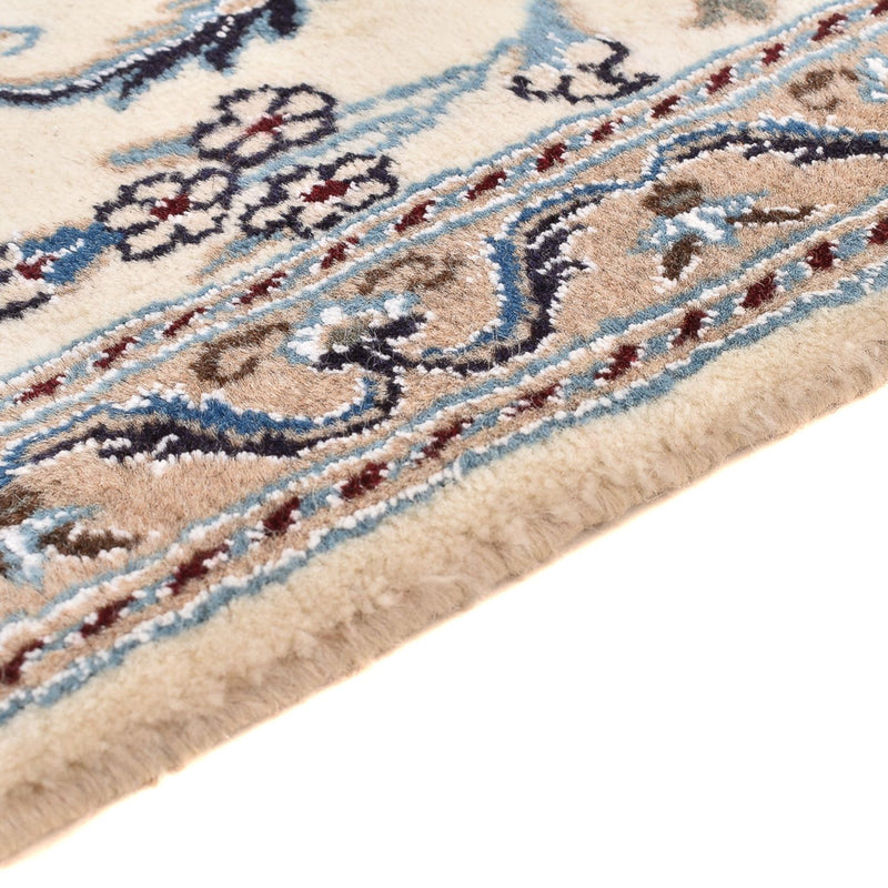 Alfombra de pasillo Alfombra Persa - Nain - Real - 192 x 57 cm - crema