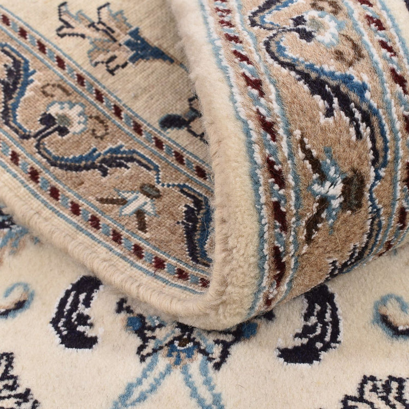 Alfombra de pasillo Alfombra Persa - Nain - Real - 192 x 57 cm - crema