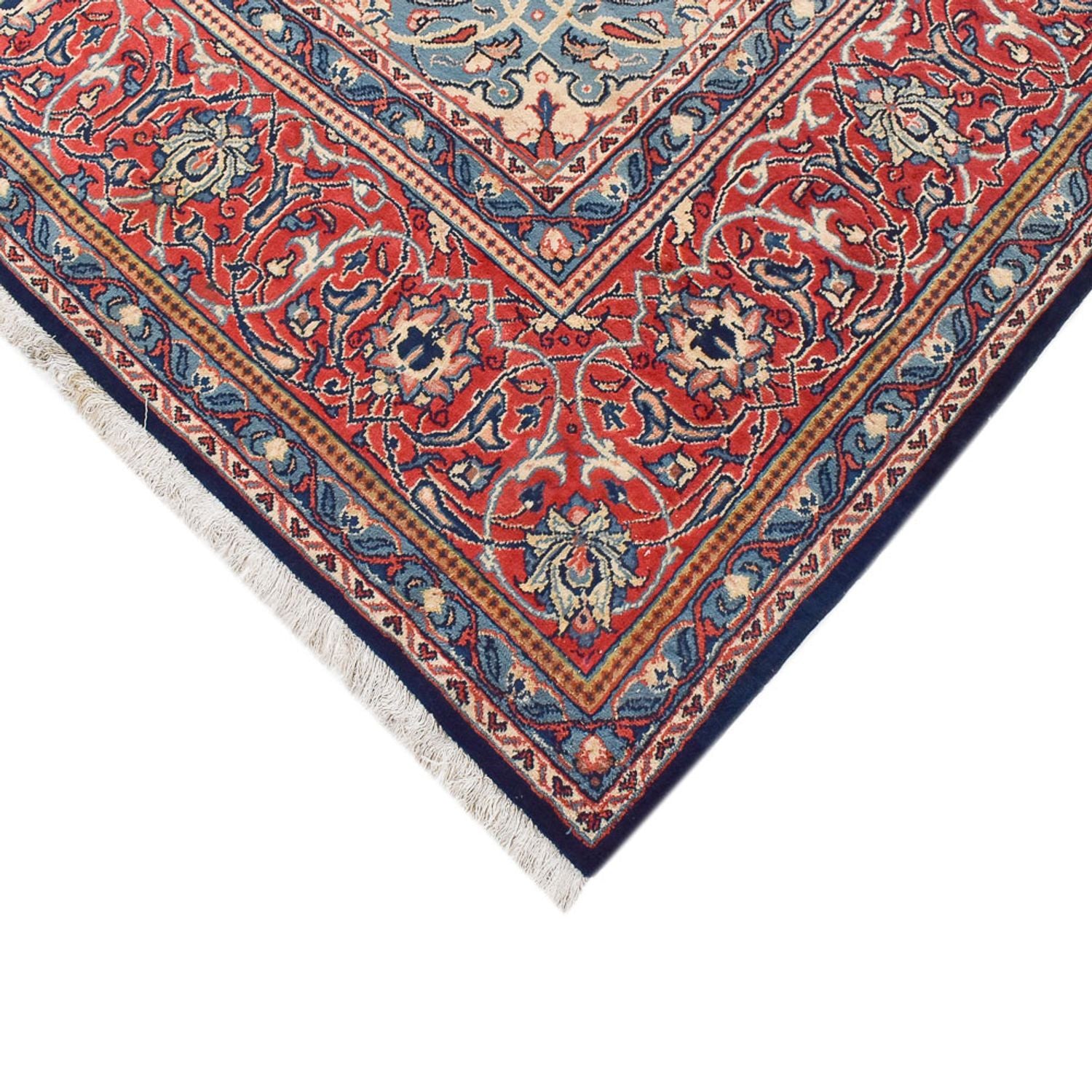 Alfombra persa - Clásica - 377 x 283 cm - azul oscuro