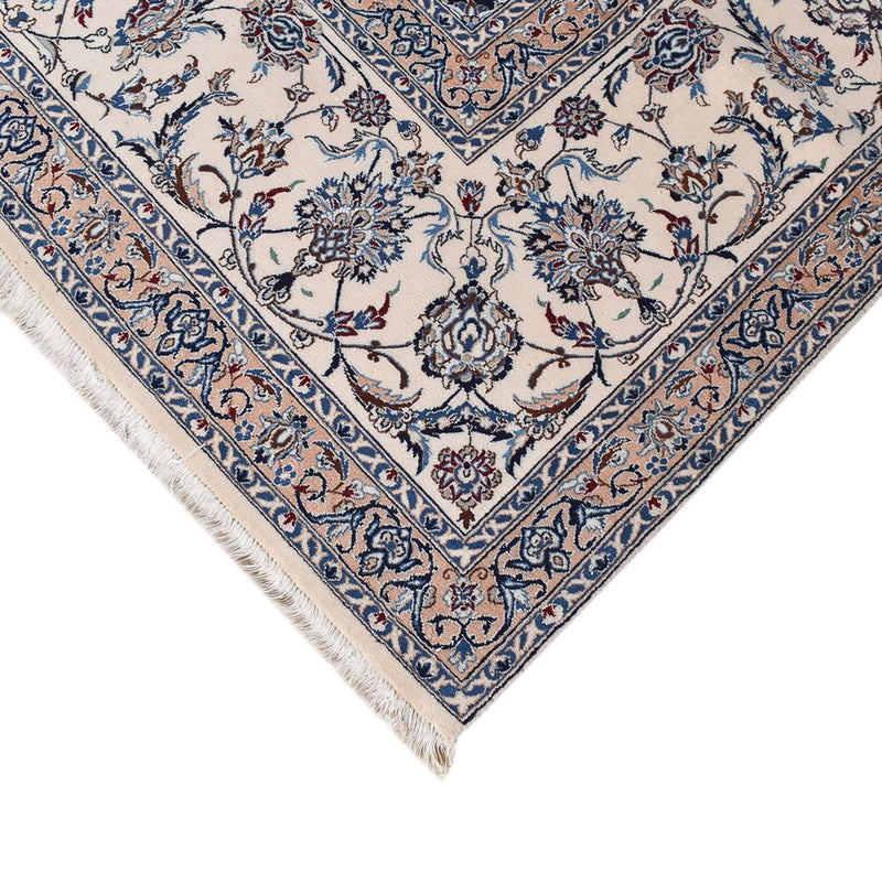 Alfombra Persa - Nain - Prima cuadrado  - 342 x 340 cm - azul oscuro