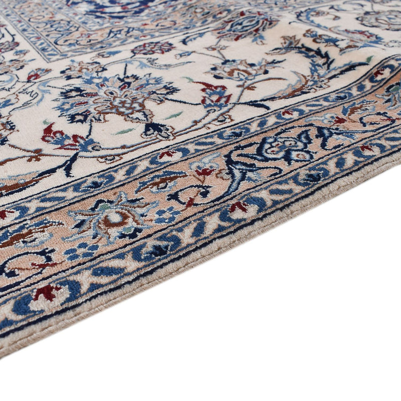 Alfombra Persa - Nain - Prima cuadrado  - 342 x 340 cm - azul oscuro