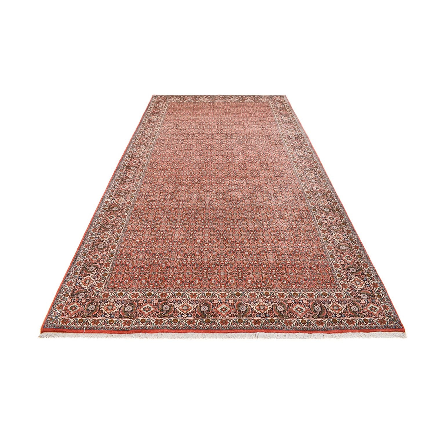 Alfombra persa - Bidjar forma especial  - 393 x 205 cm - óxido