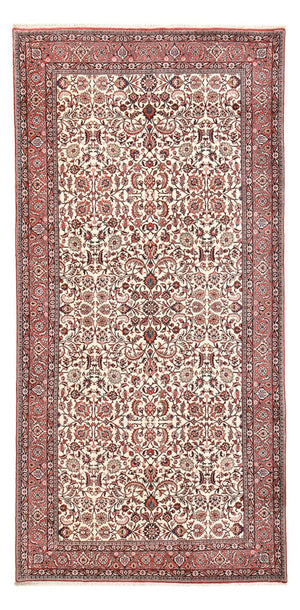 Alfombra de pasillo Alfombra persa - Bidjar - 417 x 204 cm - óxido