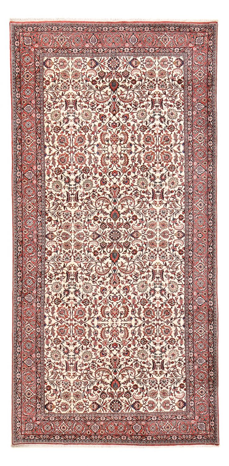 Alfombra de pasillo Alfombra persa - Bidjar - 417 x 204 cm - óxido