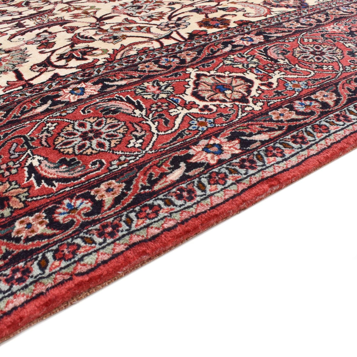 Alfombra de pasillo Alfombra persa - Bidjar - 417 x 204 cm - óxido