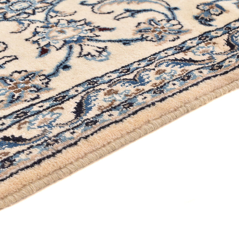 Alfombra de pasillo Alfombra Persa - Nain - Real - 209 x 64 cm - crema