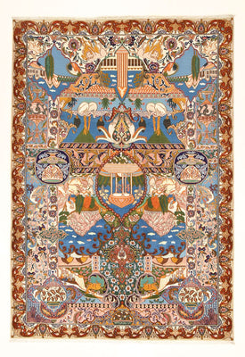 Alfombra persa - Clásica - 294 x 201 cm - multicolor