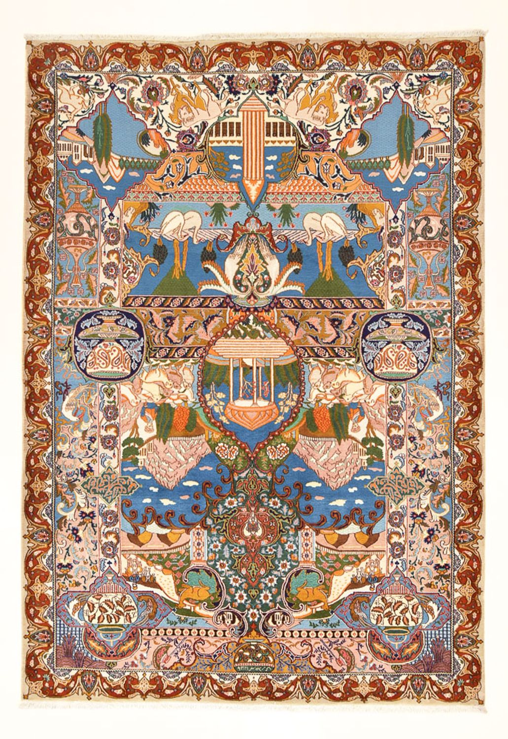 Alfombra persa - Clásica - 294 x 201 cm - multicolor