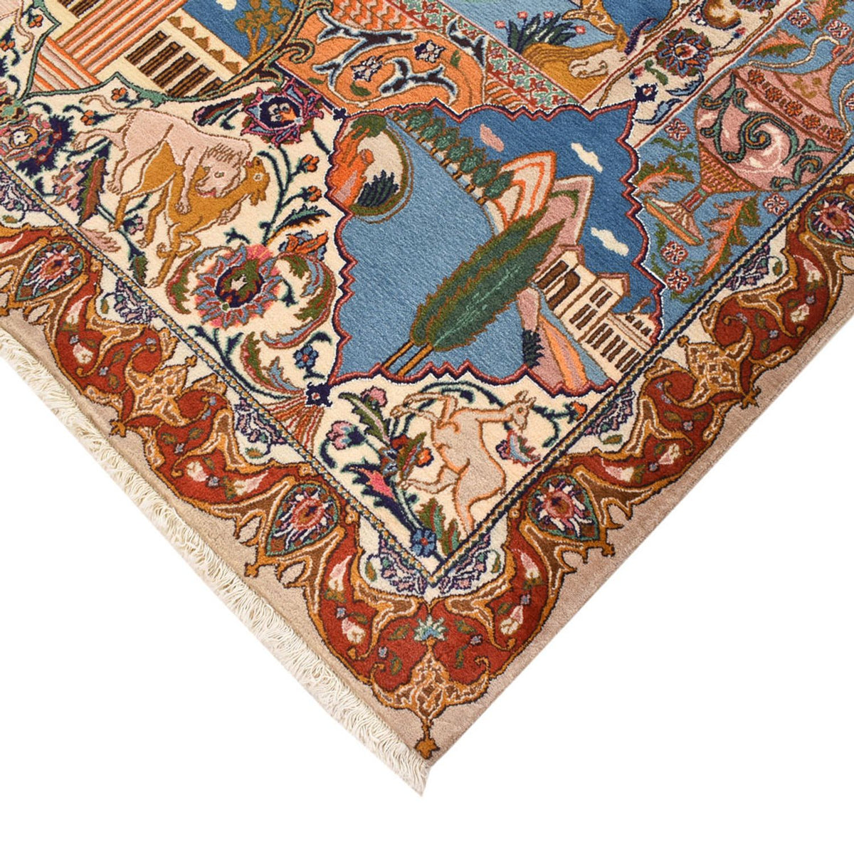 Alfombra persa - Clásica - 294 x 201 cm - multicolor