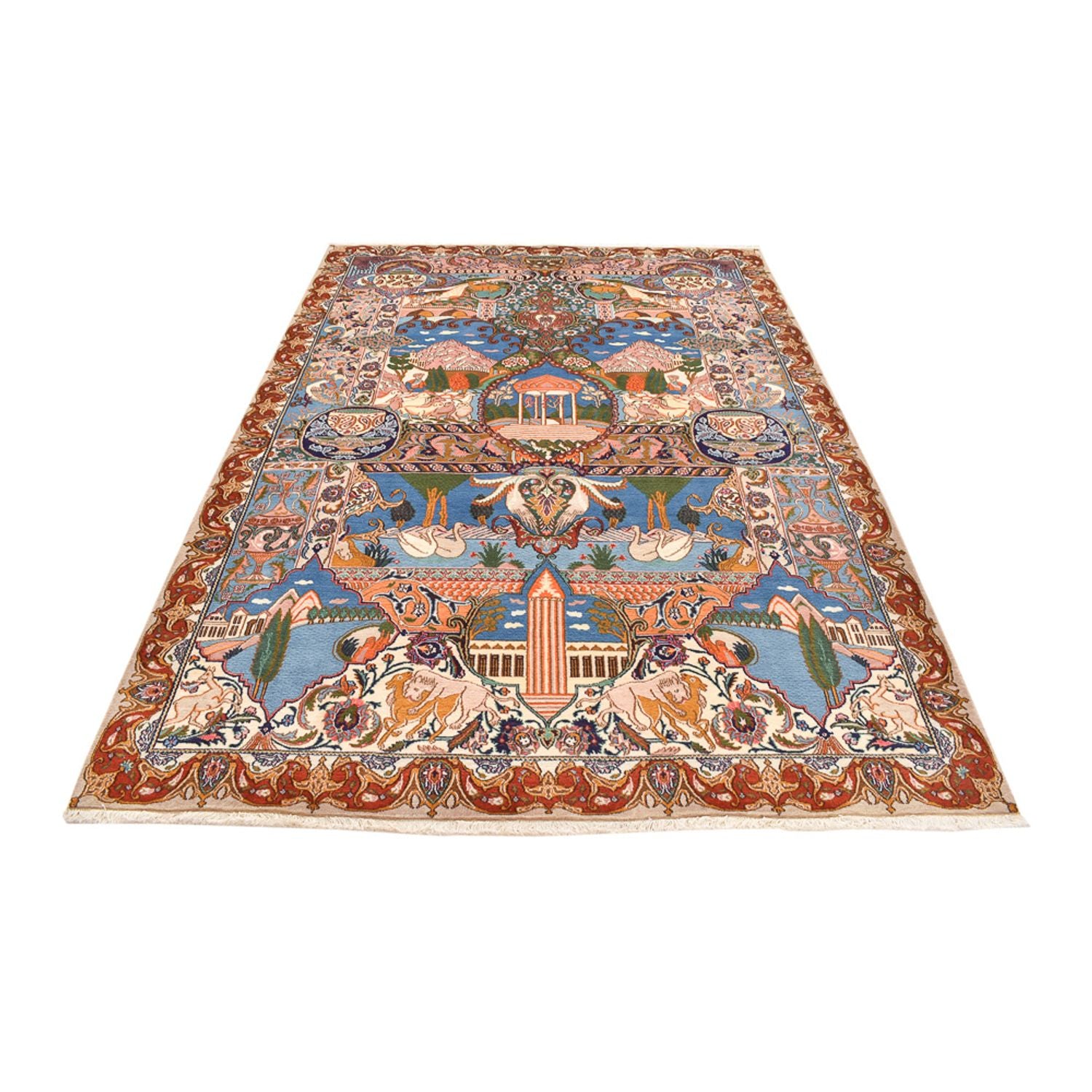 Alfombra persa - Clásica - 294 x 201 cm - multicolor