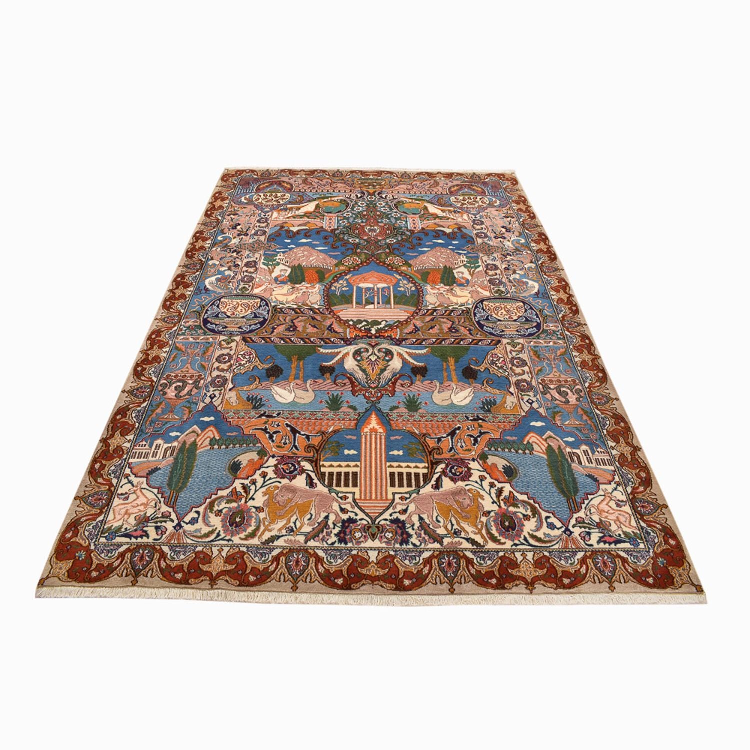 Alfombra persa - Clásica - 302 x 201 cm - multicolor