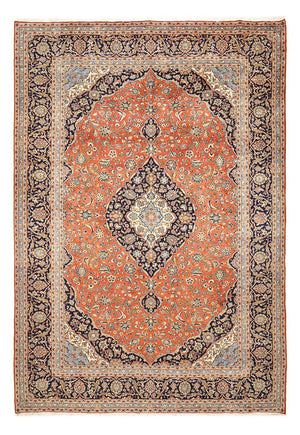 Alfombra persa - Keshan - Real - 414 x 286 cm - naranja